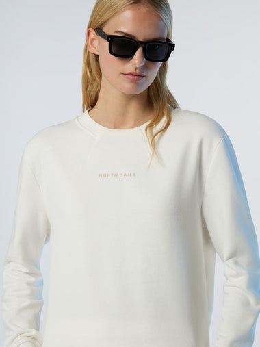 Grafik Baskılı Bisiklet Yaka Sweatshirt