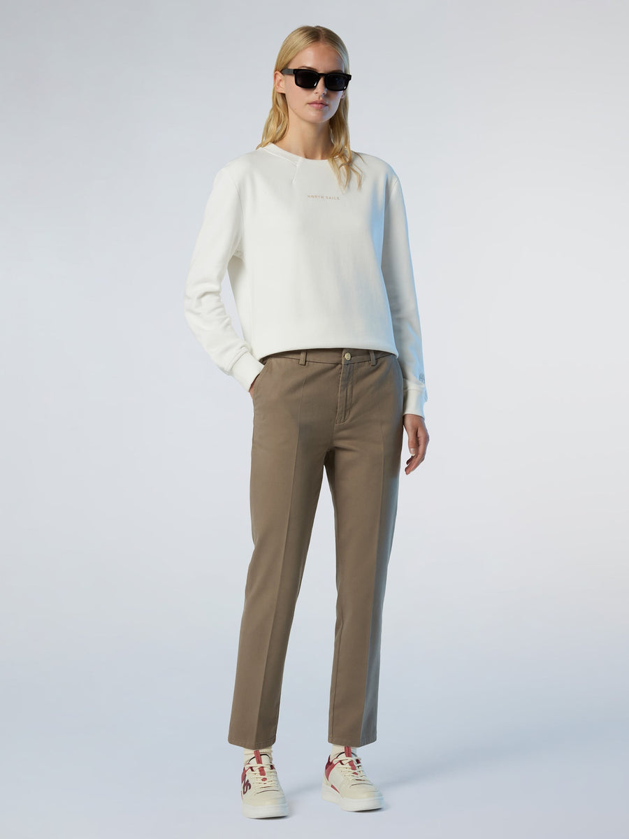 Grafik Baskılı Bisiklet Yaka Sweatshirt