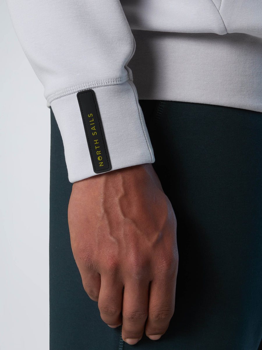 Kapüşonlu Tam Fermuarlı Scuba Erkek Sweatshirt