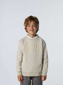 Bisiklet Yaka Baskılı Çocuk Pamuk Sweatshirt