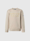 Bisiklet Yaka Baskılı Çocuk Pamuk Sweatshirt