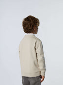 Bisiklet Yaka Baskılı Çocuk Pamuk Sweatshirt