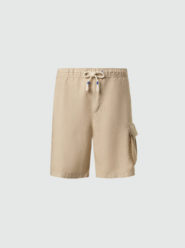Seaside %100 Keten Chino Esnek Şort