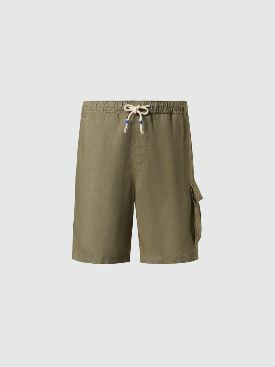 Seaside %100 Keten Chino Esnek Şort