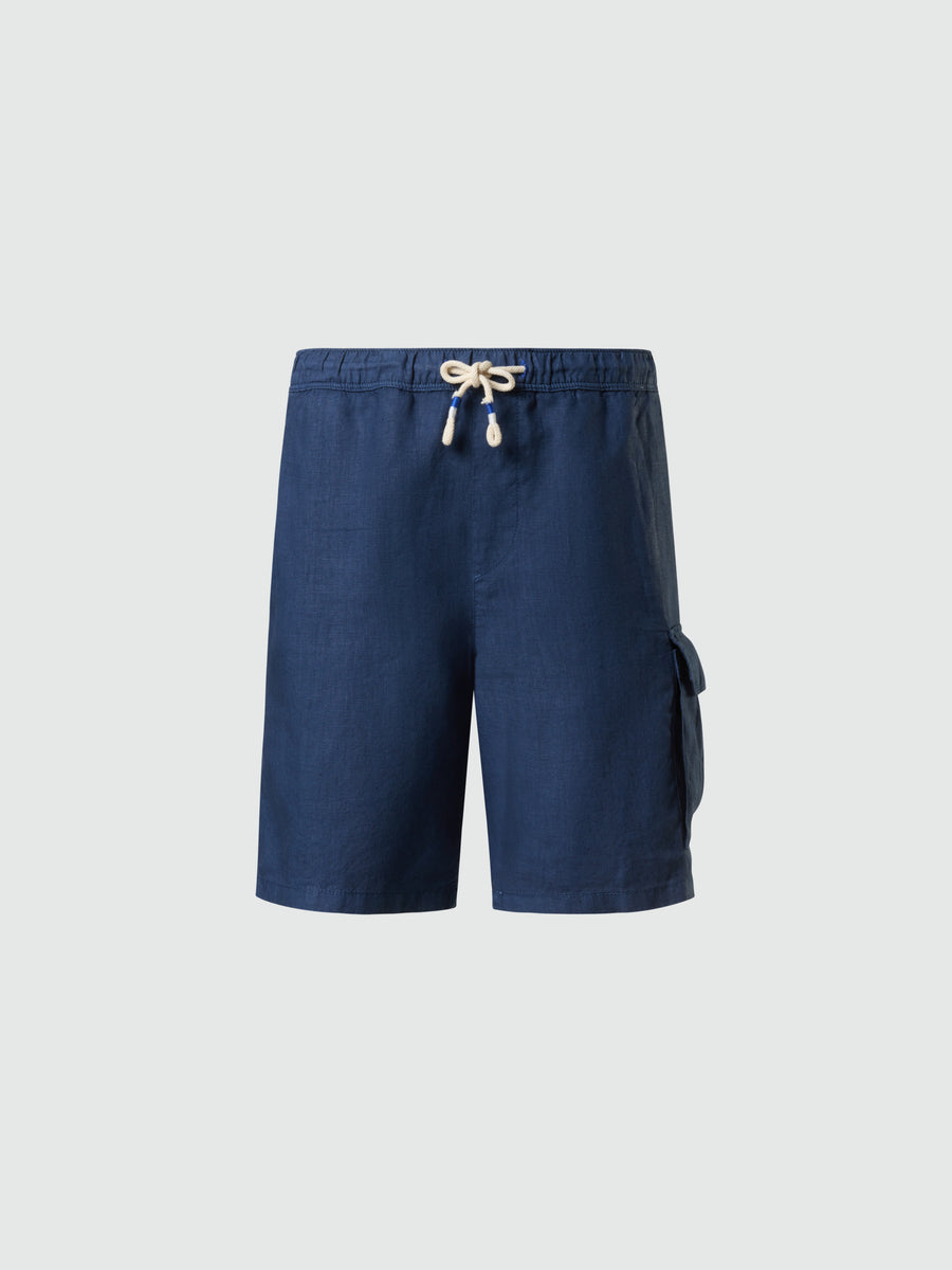 Seaside %100 Keten Chino Esnek Şort
