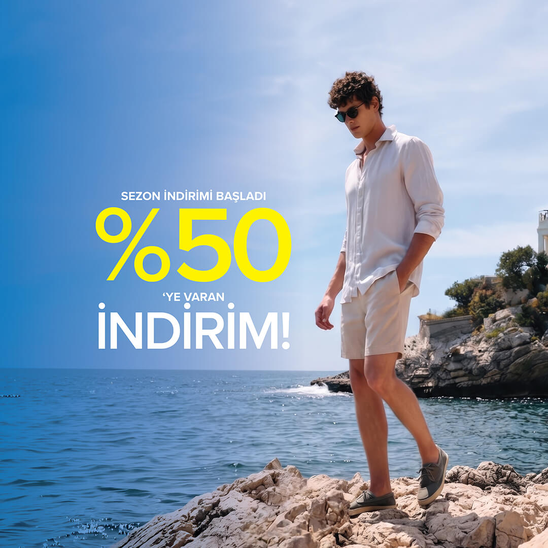 Seçili Ürünlerde %50'ye varan İndirim