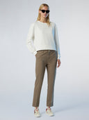 Grafik Baskılı Bisiklet Yaka Sweatshirt