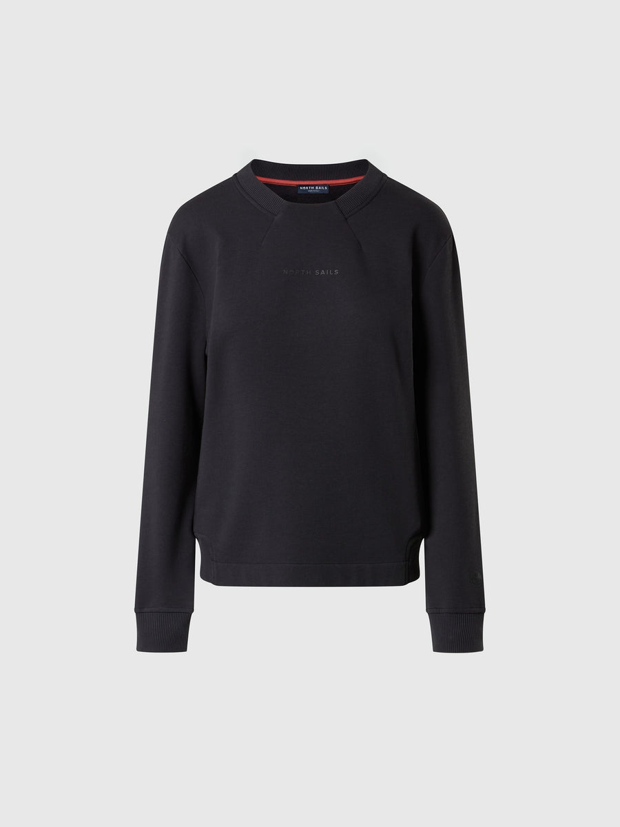 Grafik Baskılı Bisiklet Yaka Sweatshirt