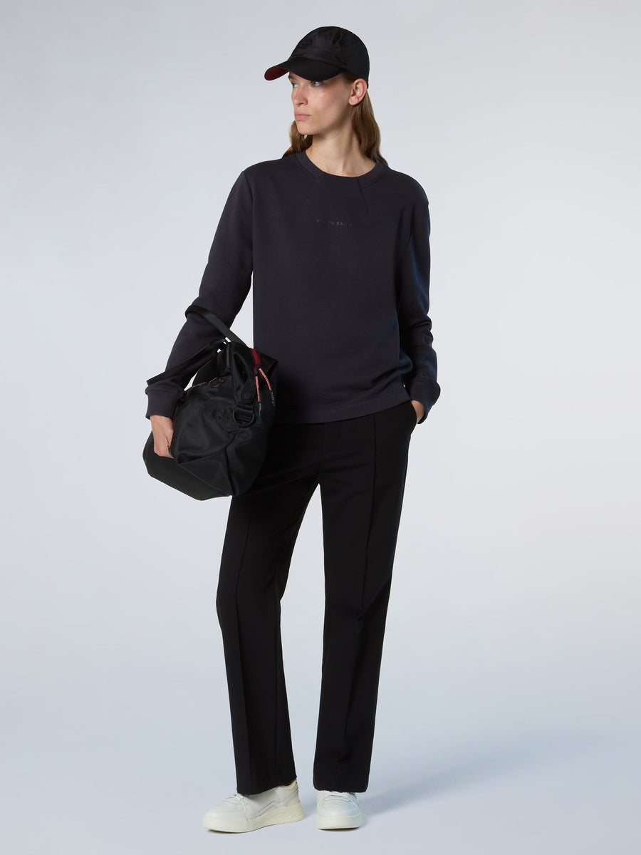 Grafik Baskılı Bisiklet Yaka Sweatshirt