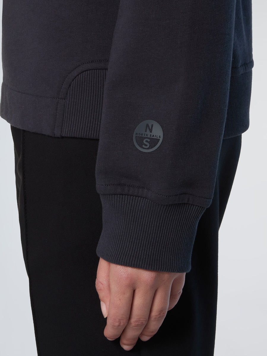 Grafik Baskılı Bisiklet Yaka Sweatshirt