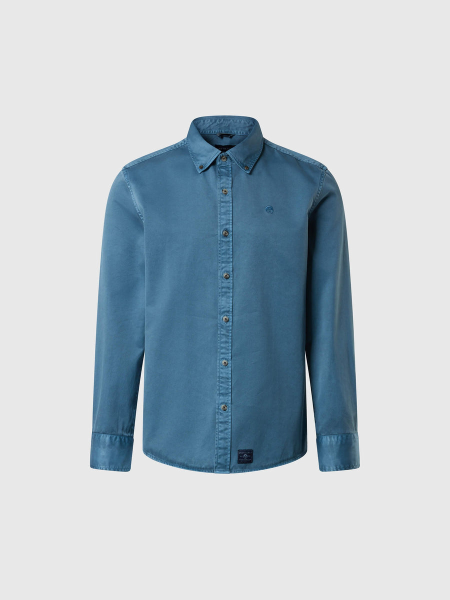 Ocean Outdoor Uzun Kollu Pamuk Erkek Gömlek