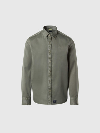 Ocean Outdoor Uzun Kollu Pamuk Erkek Gömlek