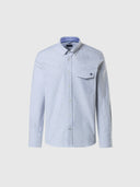 Erkek Uzun Kollu Çizgili Pamuk Gömlek