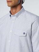 Erkek Uzun Kollu Çizgili Pamuk Gömlek