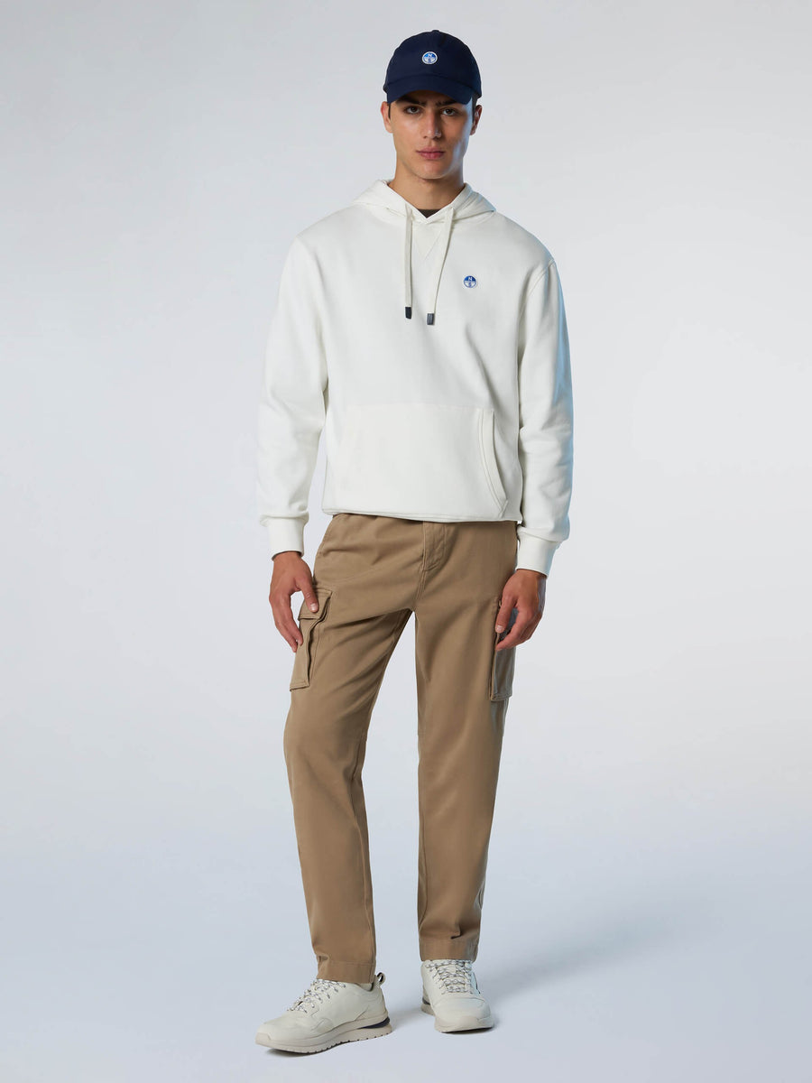 Erkek Kapüşonlu Pamuk Sweatshirt