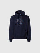 Kapüşonlu Pamuk Grafik Baskılı Erkek Sweatshirt