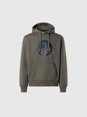 Kapüşonlu Pamuk Grafik Baskılı Erkek Sweatshirt