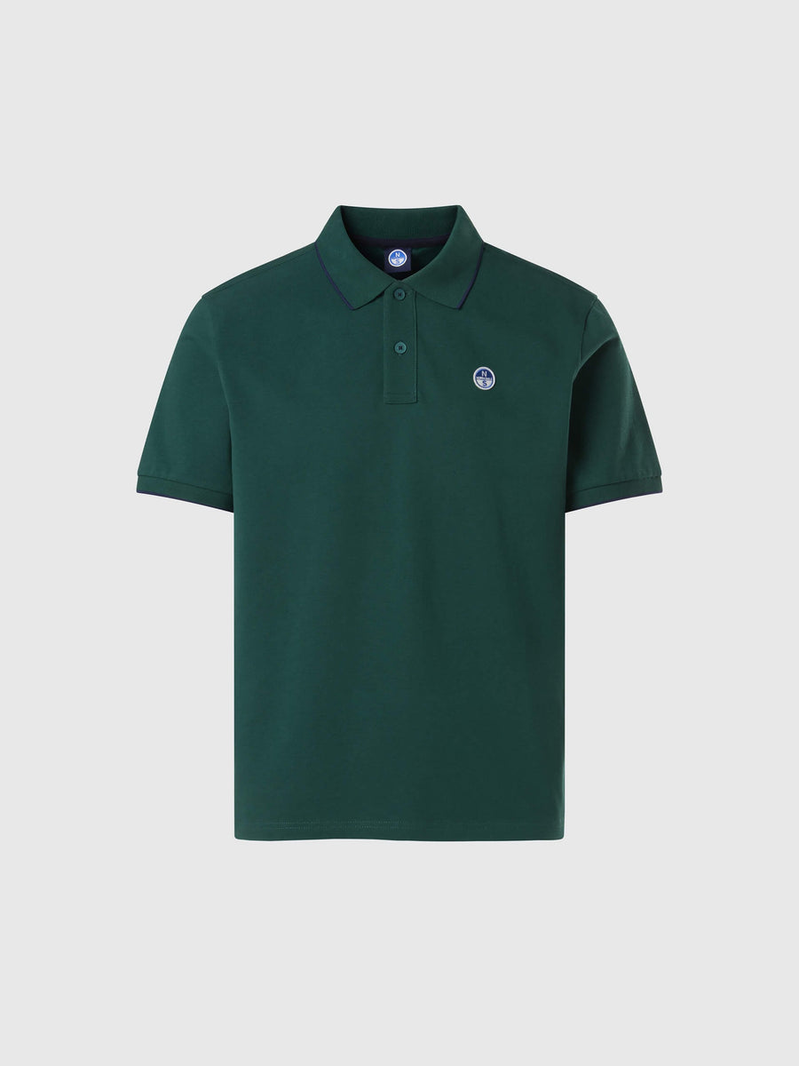 Regular Fit %100 Pamuk Baskılı Polo Yaka Tişört