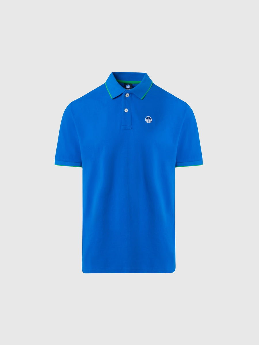 Regular Fit %100 Pamuk Baskılı Polo Yaka Tişört