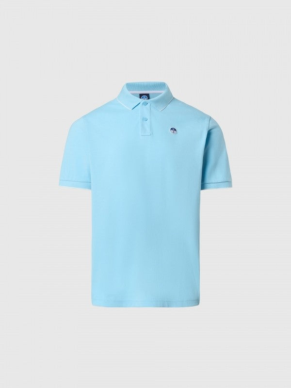 Regular Fit %100 Pamuk Baskılı Polo Yaka Tişört