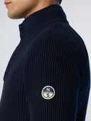 Yarım Düğmeli Pamuklu Erkek Triko Kazak 5GG